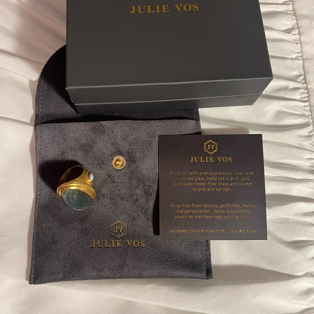 JULIE VOS Large Oval Ring